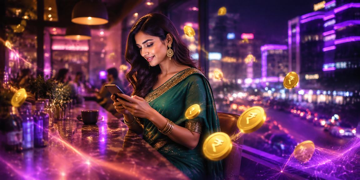 Lottery ticket purchase and mobile interface in Bangalore MG Road